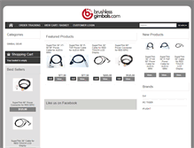 Tablet Screenshot of brushlessgimbals.com